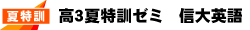 夏特訓ゼミ②